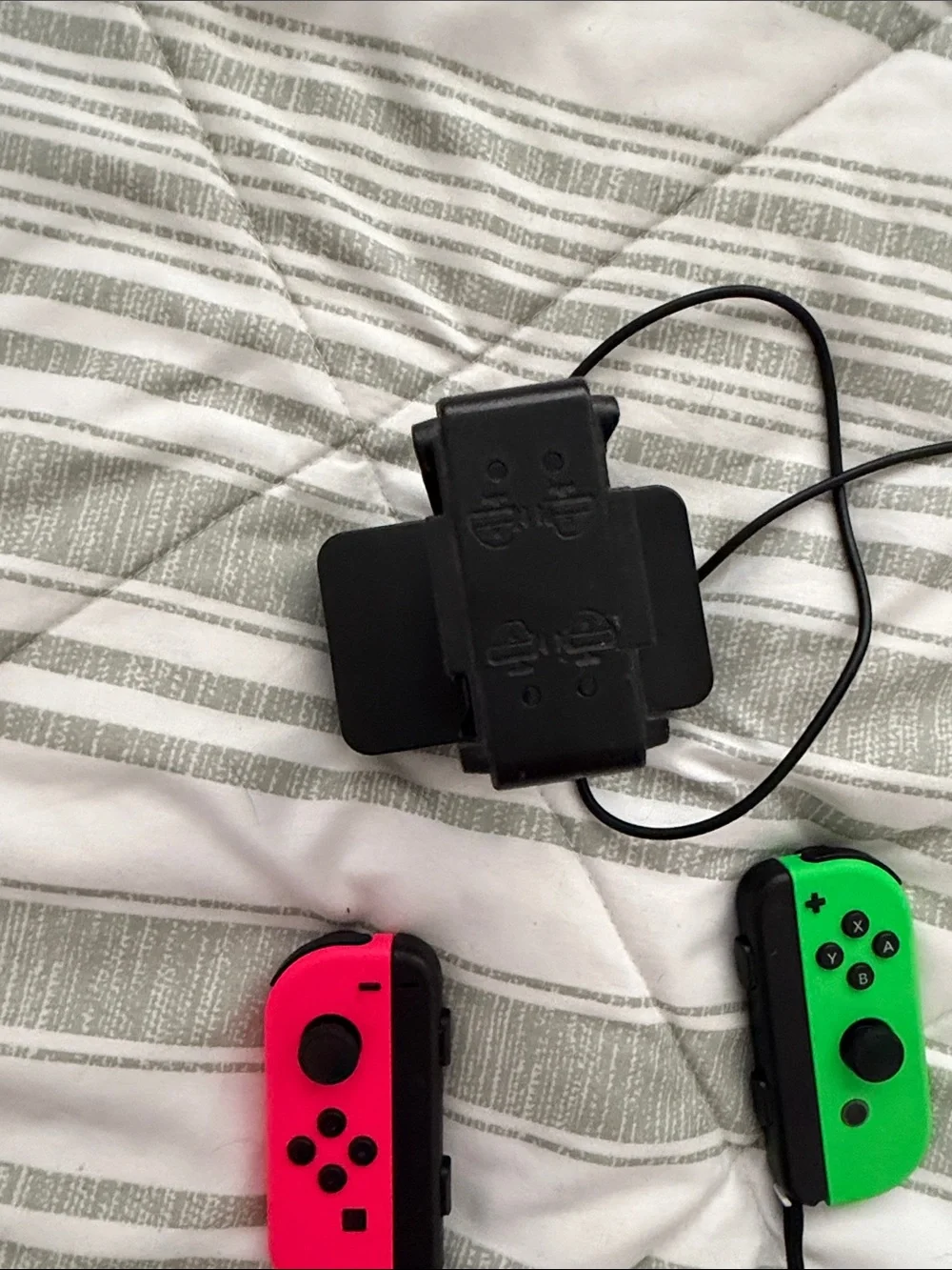 Nintendo Joy-Con Pair in Bright Pink & Bright Green with Charging Stand